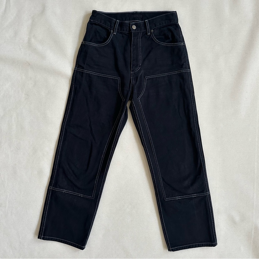 Rudy Jude Utility Jeans Professionally Dyed High Rise Double Knee Size 2